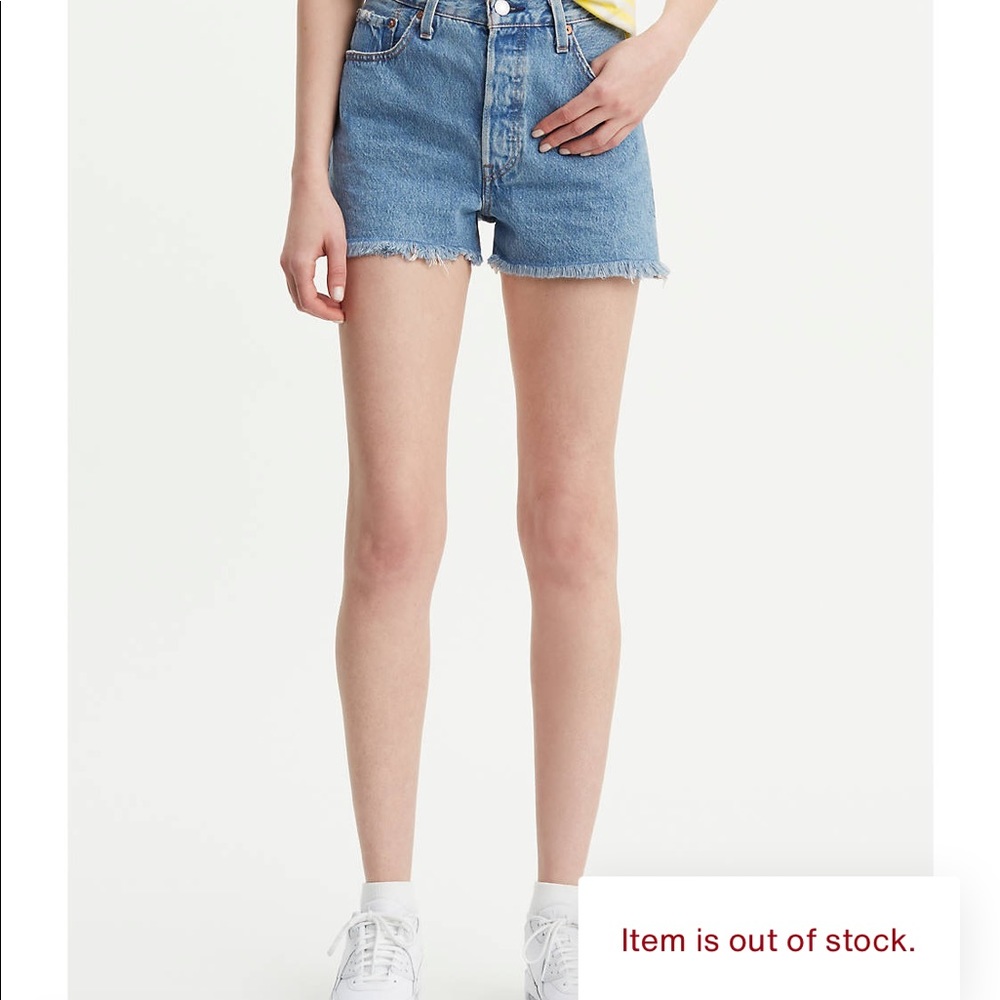 Levi's 501 High Waisted shorts